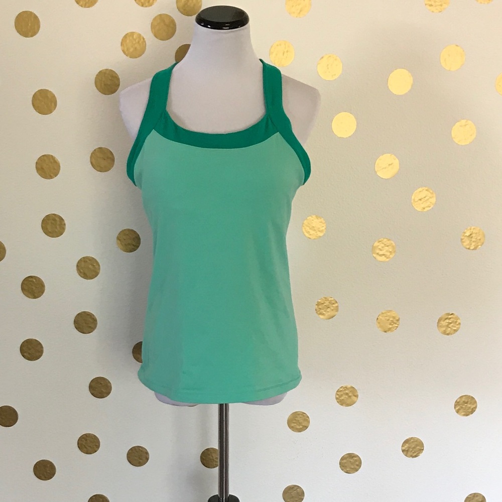 LUCY TANK W/BUILT IN BRA, XL, CRISS CROSS BACK